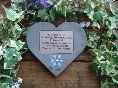 Personalised Heart with Plaque 1